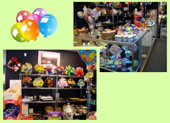 Candy and Balloon bouquets