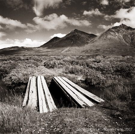Bridge Into Wild, Kelsall Watershed, British Columbia, Canada, 2002