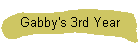 Gabby's 3rd Year