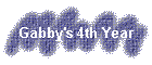 Gabby's 4th Year