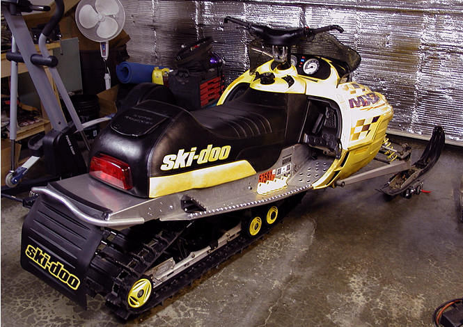 ON  Tunnel extension from Tracksusa | Ski-Doo Snowmobiles Forum